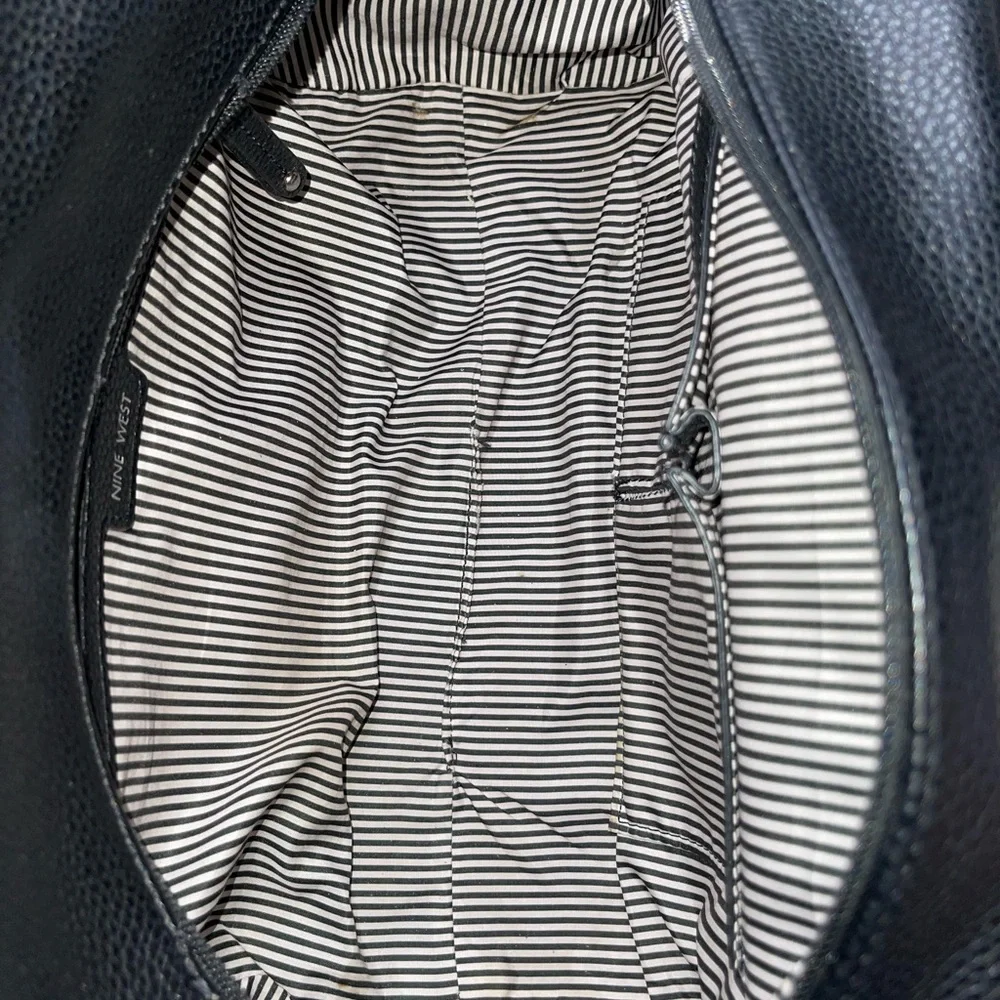 Nine West Black Leather Women's Bag